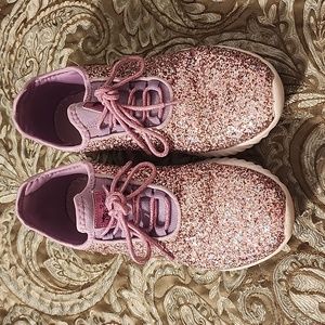 Southern Fried Chics, Glitter Bomb sneakers, sz 10, pink